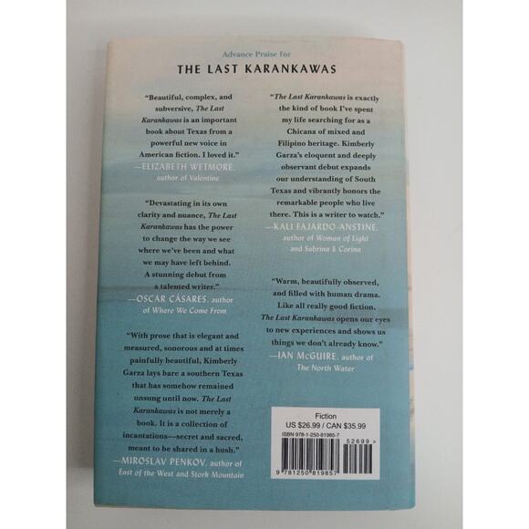 The Last Karankawas Novel Kimberly Garza Hardcover 2022 - Picture 2 of 4